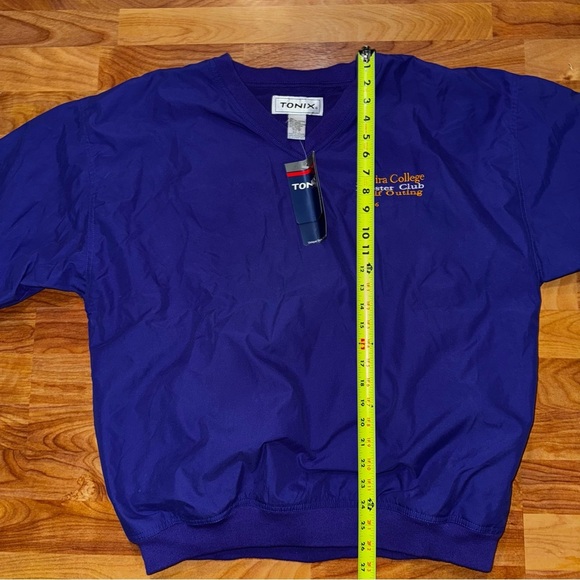 NWT Elmira College Jacket Booster Club Golf Windbreaker 2006 Blue Men’s Size L - Picture 9 of 12